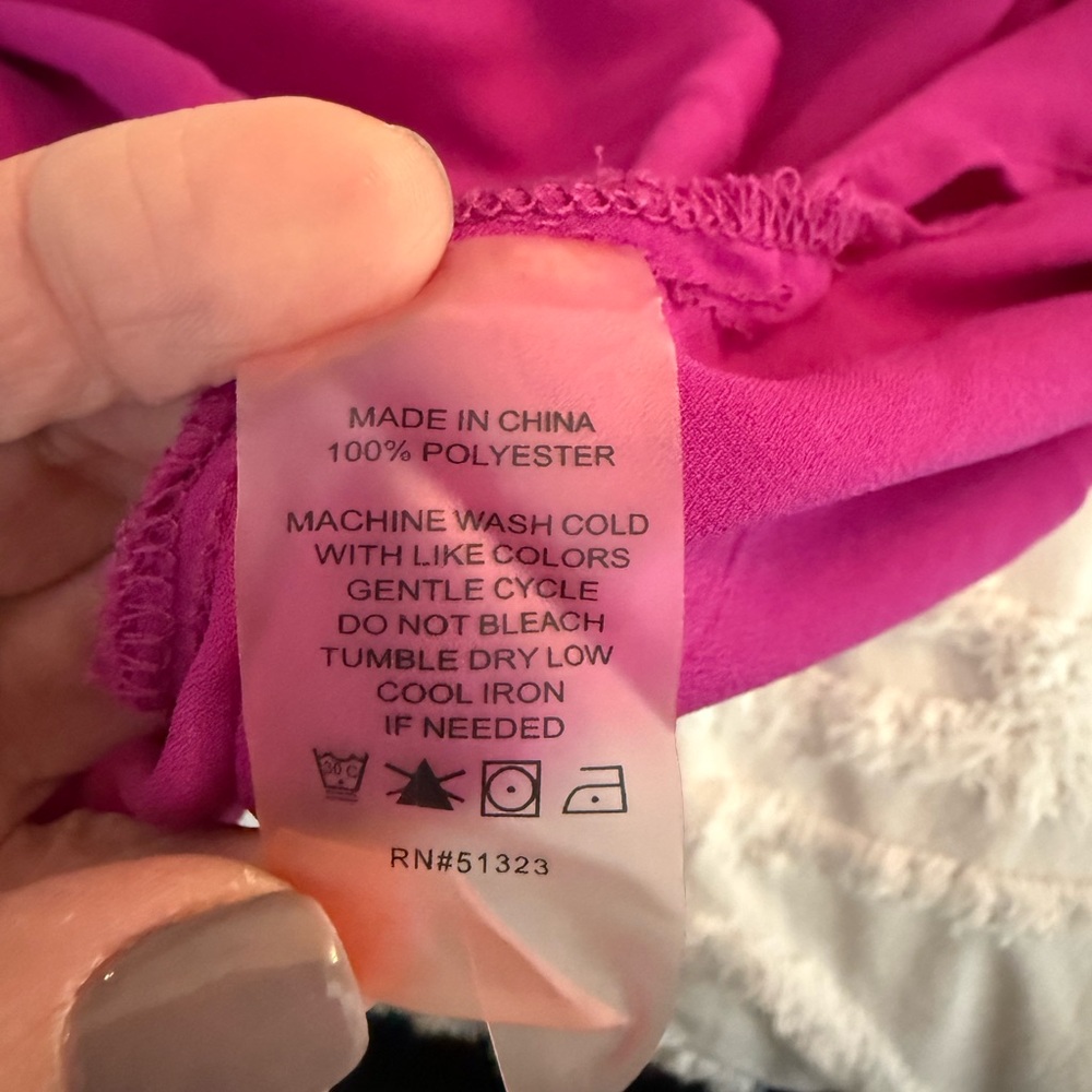 Cynthia Steffe Magenta Blouse - Picture 3 of 10